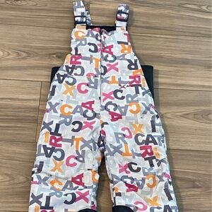 Arctix 2T High performance 5K, Ski Bibs Pink Letter Toss, LIKE NEW snow pants